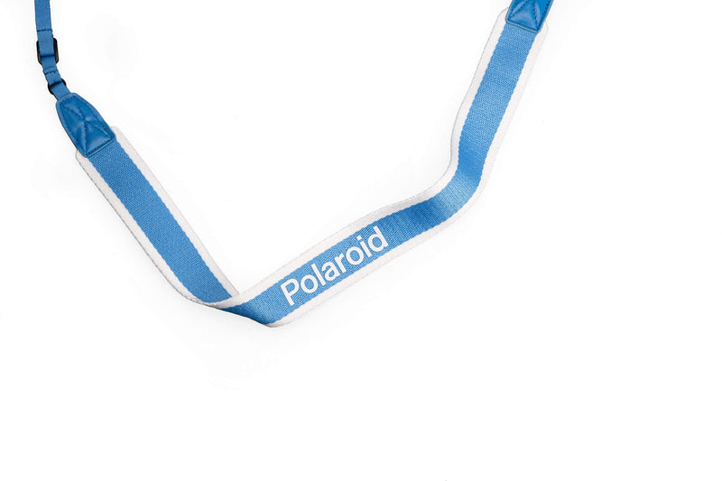  [AUSTRALIA] - Polaroid Camera Strap Flat – Blue Stripe