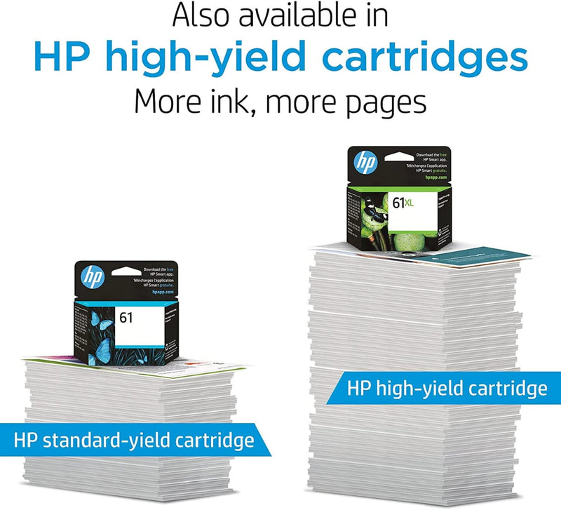  [AUSTRALIA] - Original HP 61 Tri-color Ink | Works with DeskJet 1000, 1010, 1050, 1510, 2050, 2510, 2540, 3000, 3050, 3510; ENVY 4500, 5530; OfficeJet 2620, 4630 Series | Eligible for Instant Ink | CH562WN