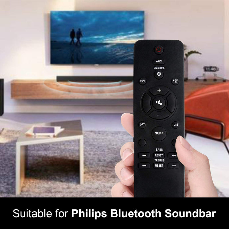 Remote for Philips Bluetooth Soundbar HTL2101A/F7 HTL2111A/F7 HTL2160/F7 /F7996510059695 HTL996580004176 HTL1170BF7 HTL1170B/F7 HTL1177BF7 HTL1177B/F7 RT996580004176 - LeoForward Australia