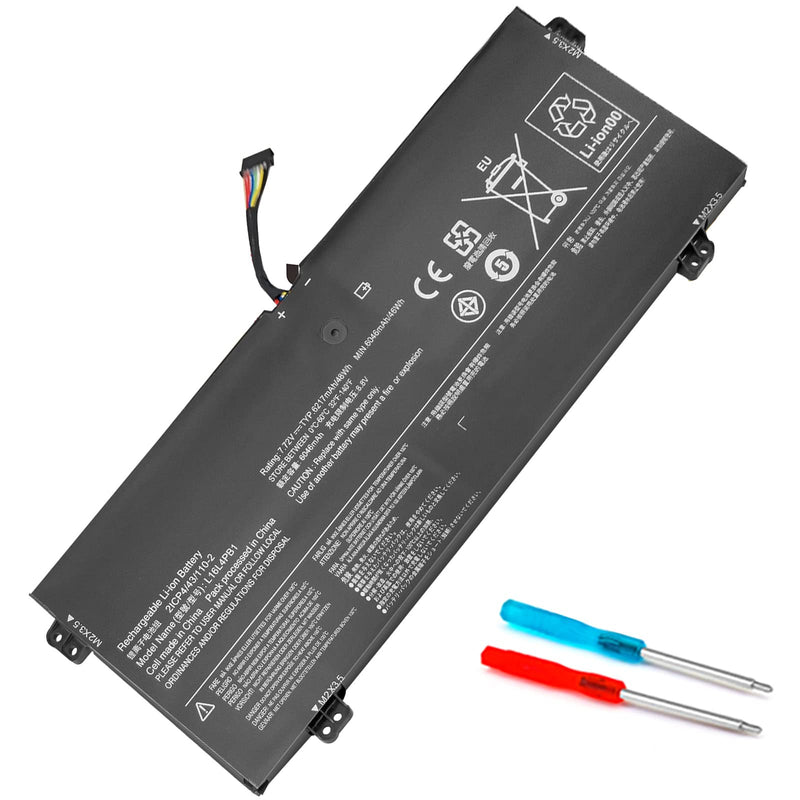  [AUSTRALIA] - DMKAOLLK L16L4PB1 L16M4PB1 Battery for Lenovo Yoga 720 13 720-13IKB 720-13IKBR 730 13 730-13IKB 730-13IWL Series L16C4PB1 5B10M52739 5B10M52738 5B10M52740 5B10M52738 2ICP4/43/110-2 48Wh