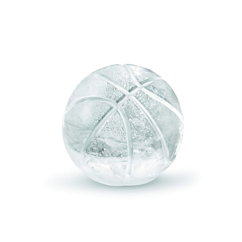  [AUSTRALIA] - Tovolo Basketball Ice Molds, Set of 2 Basketball-Shaped Ice Sphere Molds, Stackable Sports Ice Molds, Sports-Themed Ice Makers, Giftable Sports Whiskey Ice Ball Molds, BPA-Free & Dishwasher-Safe