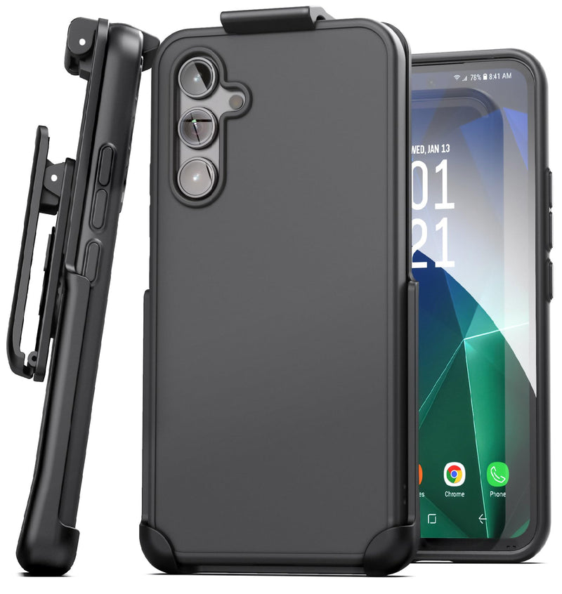 [AUSTRALIA] - Encased Belt Case for Galaxy A54 with Holster Clip (2023 Samsung A54 5G) Black