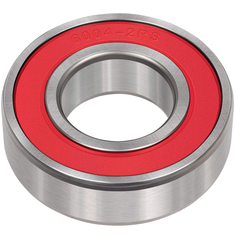  [AUSTRALIA] - 10 Pcs 6004-2RS Ball Bearings (20x42x12mm) Quiet, Double Rubber Red Seal Bearing, Deep Groove for Home Appliances, Garden Machinery,Industrial Equipment, Electric Toys and Tool, etc.