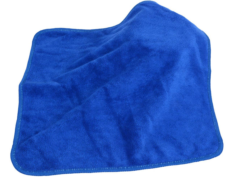  [AUSTRALIA] - Sinland Microfiber Facial Cloths Fast Drying Washcloth 12inch x 12inch (Pack of 2, Blue) Pack of 2