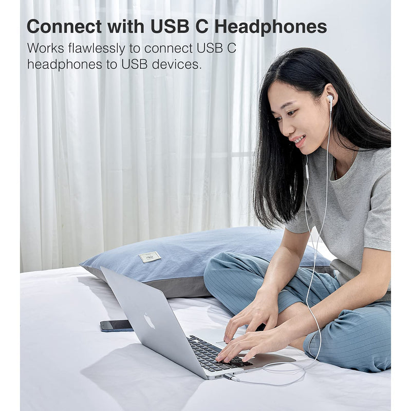  [AUSTRALIA] - [10Gbps] USB 3.1 A Male to USB C Female, ANDTOBO USB C Female to USB Male SuperSpeed Data Sync. Compatible with iPhone 12 Mini/12 Pro Max/11 Pro Max,Type-C Earphone,Power Bank, Quest Link -2 Pack