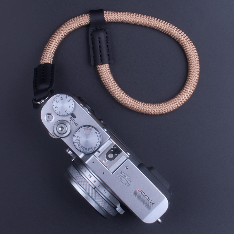  [AUSTRALIA] - VKO Camera Lanyard, Camera Wrist Strap, Rope Camera Strap Wrist for DSLR SLR Mirrorless Cameras Hand Strap Brown Coffee