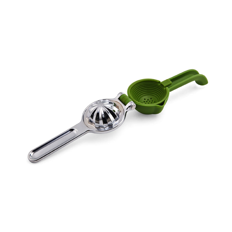  [AUSTRALIA] - Citrus Juice Press Squeezer for Lemons and Limes with Seed Catcher and Pour Spout Green