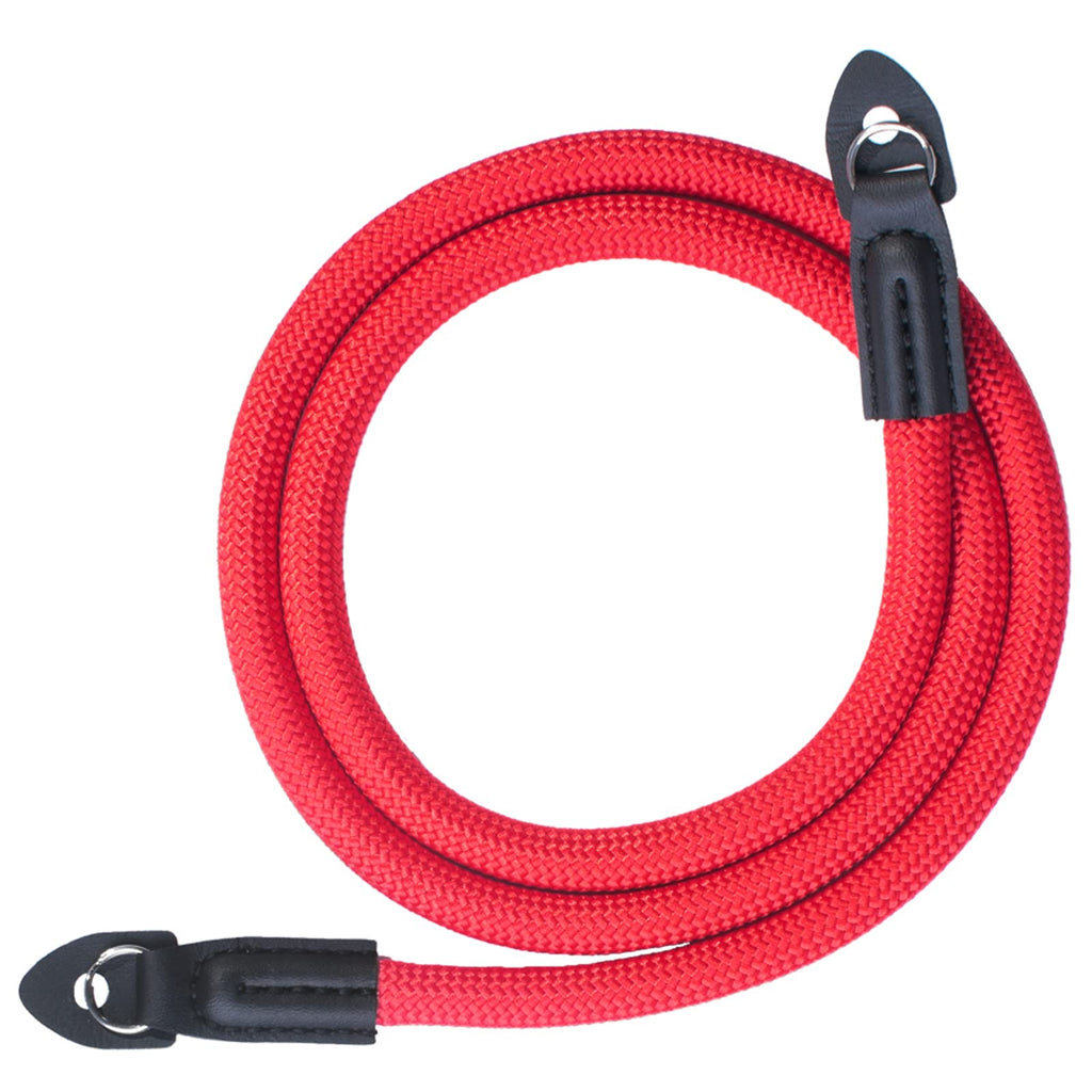  [AUSTRALIA] - VKO Camera Strap Rope Compatible with Sony Canon Nikon Fuji DSLR SLR Mirrorless Camera Rope Strap 100cm Red