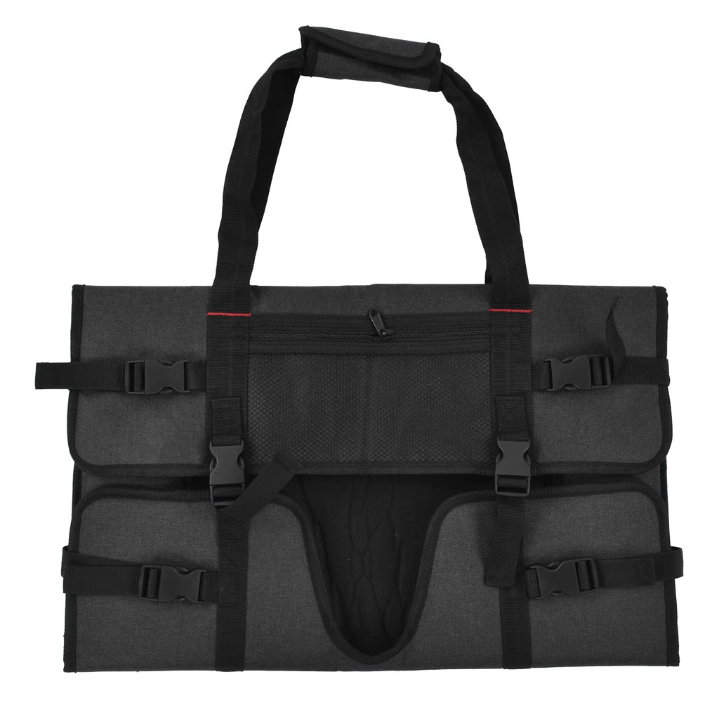  [AUSTRALIA] - Qiilu Monitor Carrying Case, Travel Carrying Case for 24" LCD Screens and Monitors, Protective Case Monitor Dust Cover Universal 24" Computer Monitor Bag