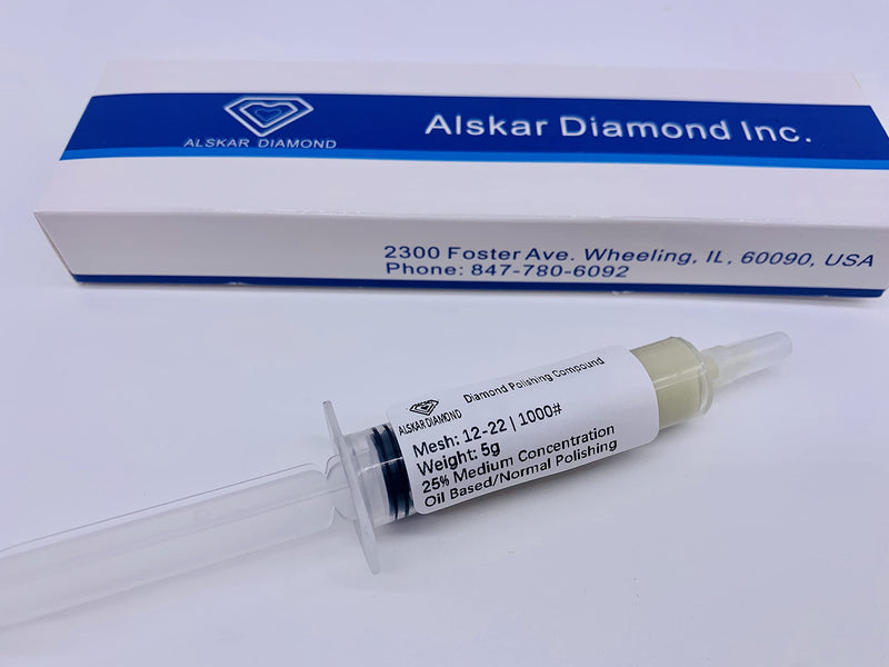 [AUSTRALIA] - Alskar Diamond Polishing Compound 12-22 Microns Polishing Paste 5 Grams with Diamond Powder 25% Concentration (25%;12-22)