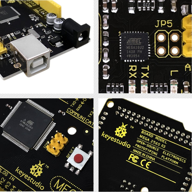  [AUSTRALIA] - KEYESTUDIO Mega 2560 R3 Board for Arduino Projects with USB Cable