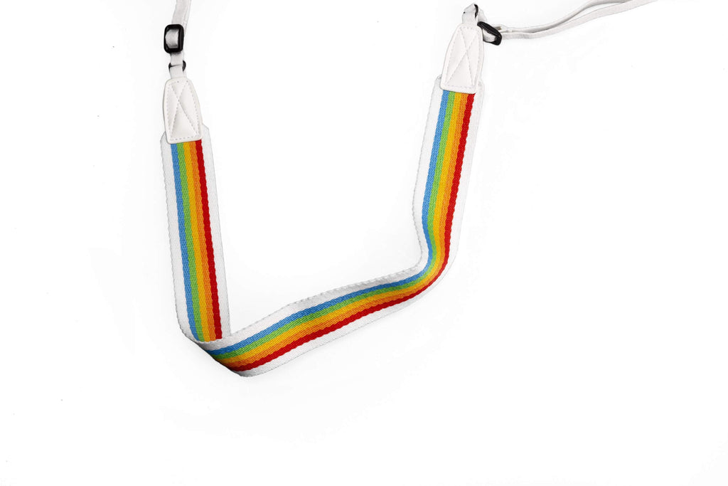  [AUSTRALIA] - Polaroid Camera Strap Flat – Rainbow Stripe