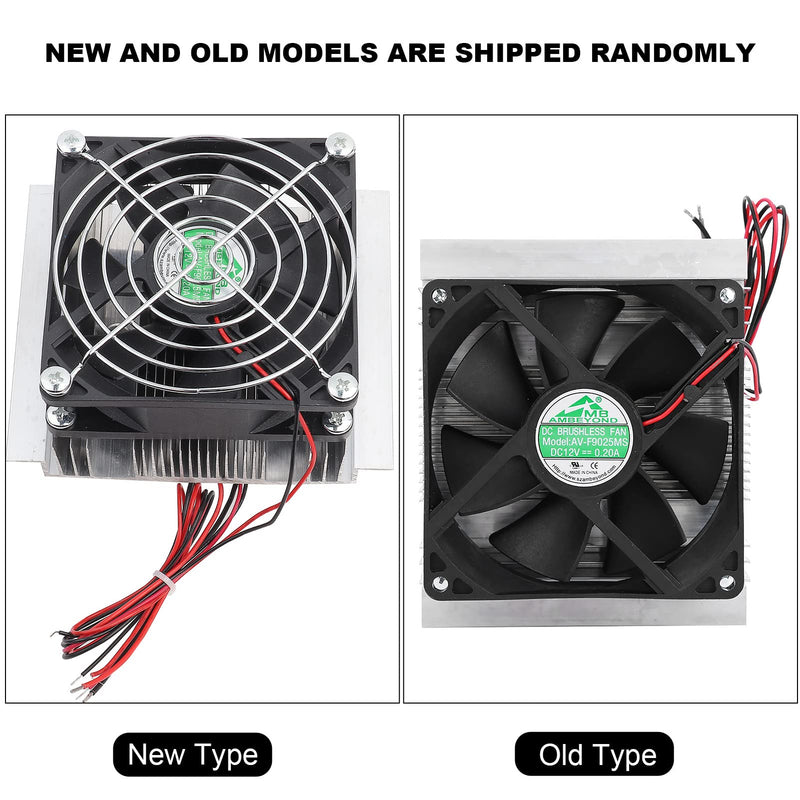  [AUSTRALIA] - Thermoelectric Peltier Refrigeration Cooler Module 60W XD-35 60W Air Cooling System Heatsink DIY Kit for Small Space Cooling(With Cold End Fan)