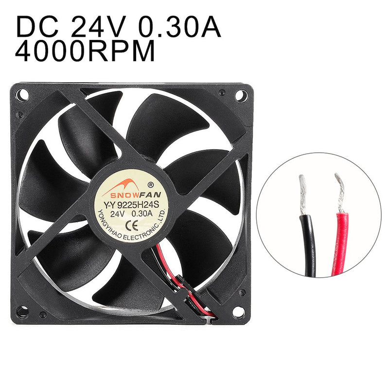  [AUSTRALIA] - uxcell 92mm x 92mm x 25mm 24V DC Cooling Fan Long Life HY Bearing Computer Case Fan