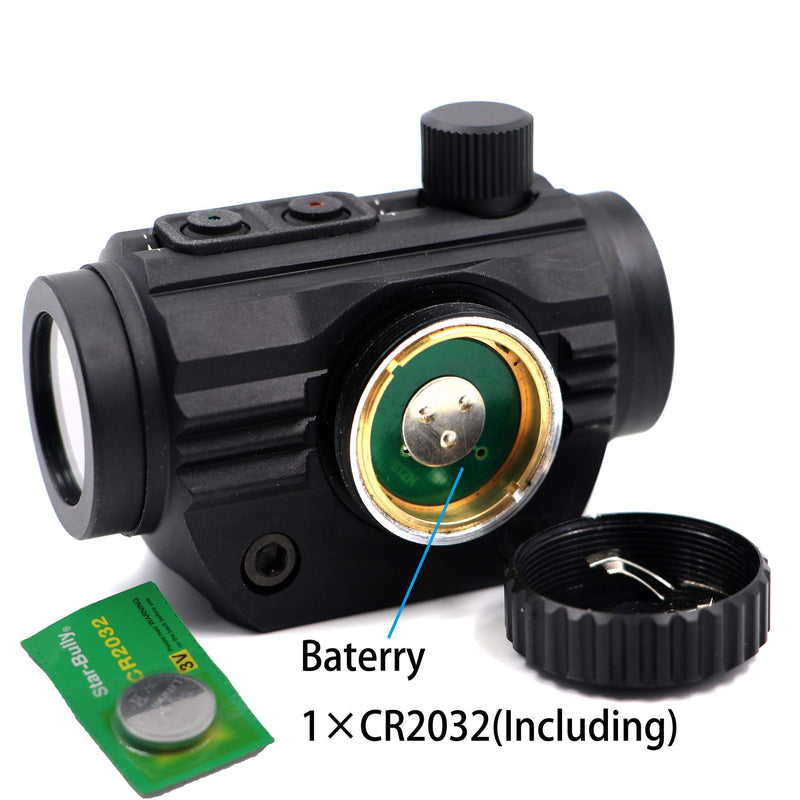  [AUSTRALIA] - 1x22mm 5 MOA Red Green Dot Sight, Holographic Tactical with Circle Dot Micro Rifle Scope Fast Switching Between Red and Green Dots Fits 20mm Picatinny Rail Mount