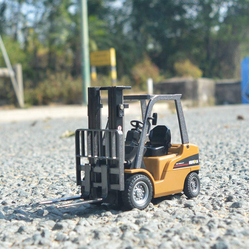  [AUSTRALIA] - Ailejia 1/50 Scale Forklift Trucks Alloy Models Fork Truck Warehouse Truck Vehicle Model Engineering Car Toy Boy Gift (Forklift)