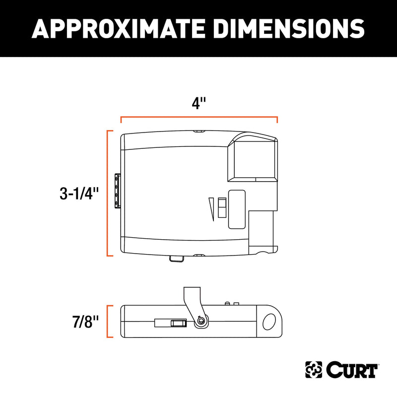  [AUSTRALIA] - CURT 51110 Venturer Electric Trailer Brake Controller, Time-Delay