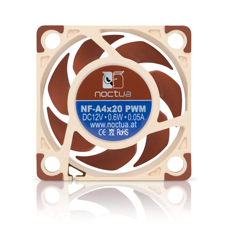  [AUSTRALIA] - Noctua NF-A4x20 PWM, quiet premium fan, 4-pin (40x20mm, brown) 40x20mm 12V - PWM single