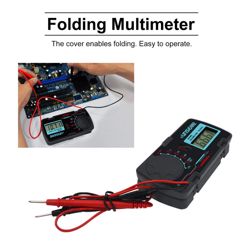  [AUSTRALIA] - ALLOSUN Digital Multimeter / DMM / Multi Tester Amp / Ohm / Volt Meter / Diode and Continuity Test Pocket Size (EM3081) EM3081