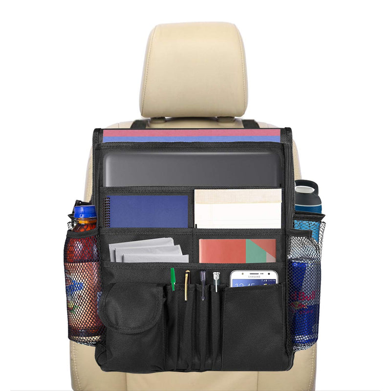  [AUSTRALIA] - Lebogner Car Front Seat Organizer, Travel Accessories, iPad, Tablet, And Laptop Car Office Organizer, Backseat Food & Toys Storage Organizer Caddy For Adults & Kids, Law Enforcement, Police Patrol Bag
