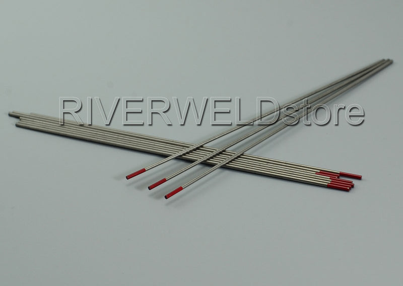  [AUSTRALIA] - TIG Welding WT20 Tungsten Electrodes 2 Thoriated 1/16” x 7” 10 Pack
