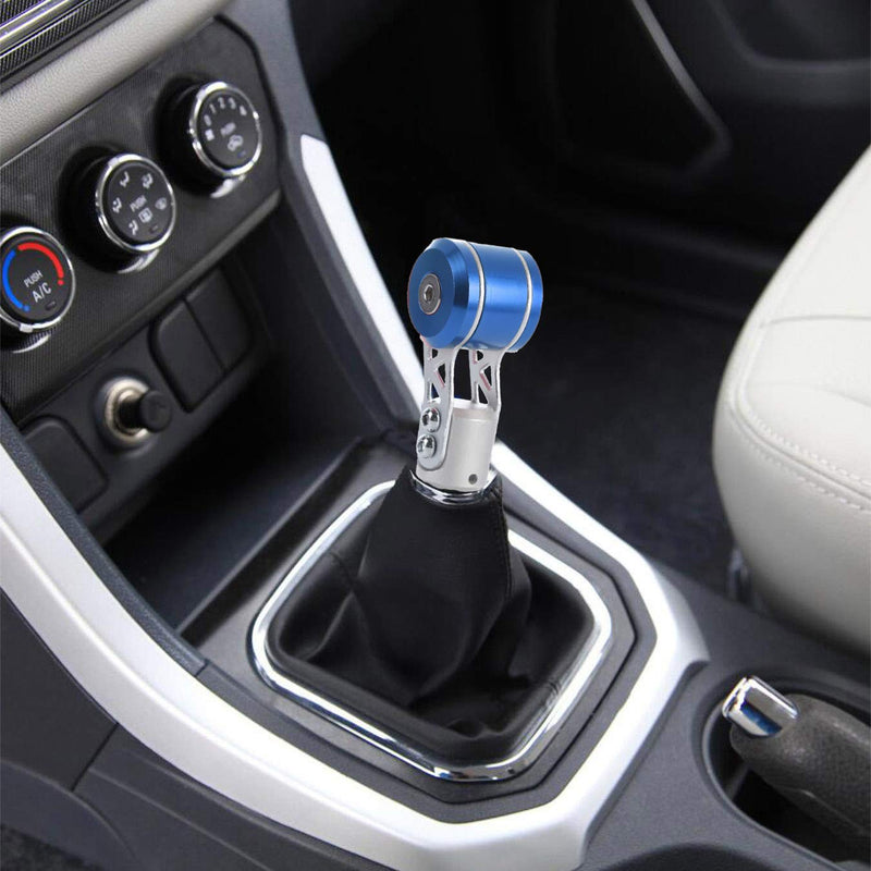  [AUSTRALIA] - Arenbel Alloy Gear Shift Knob Cool Style Manual Stick Shifting Shifter Handle fit Most Universal Vehicle(Blue) Blue