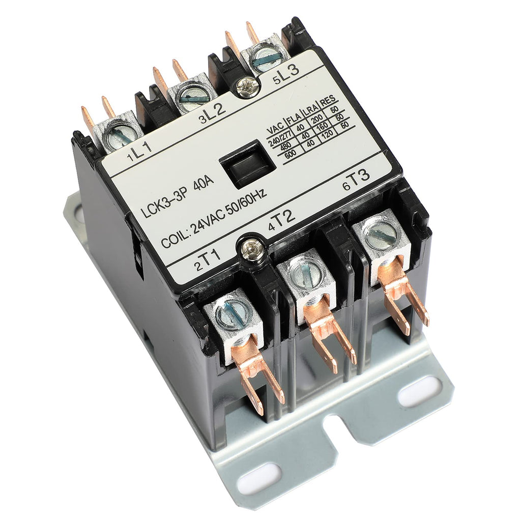  [AUSTRALIA] - BlueNatHxRPR 3 Pole 40 Amp 24 VAC Coil Definite Purpose Air Conditioner Contactor