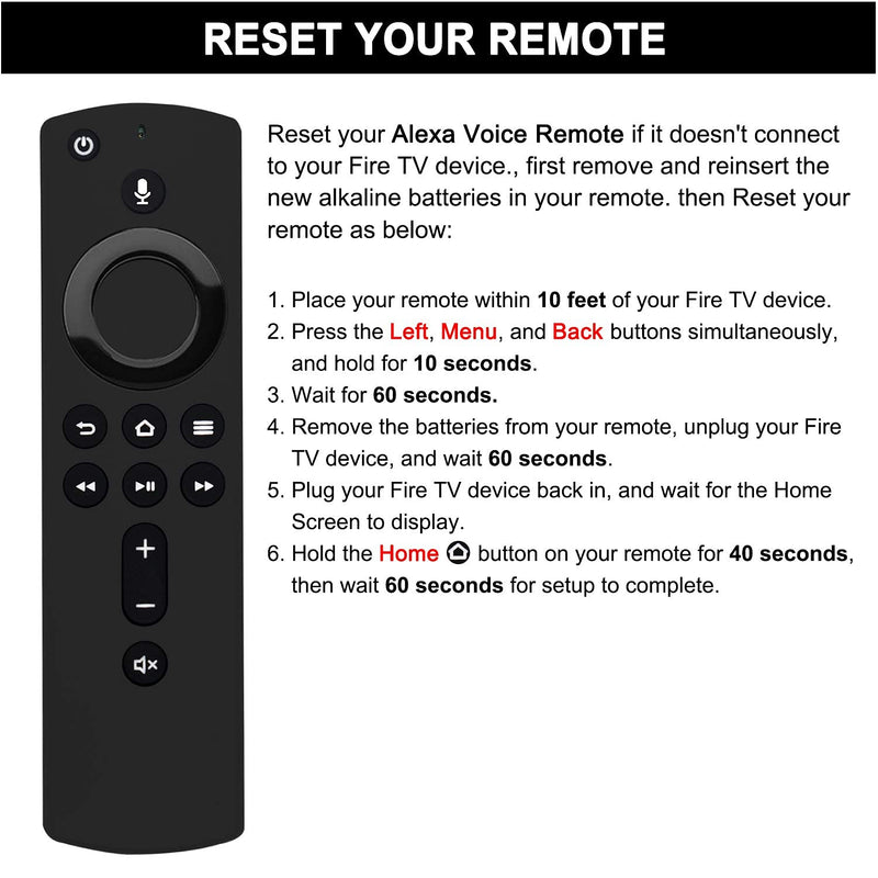  [AUSTRALIA] - Replacement Voice Remote Control (2nd GEN) L5B83H with Power and Volume Control fit for Amazon 2nd Gen Fire TV Cube and Fire TV Stick,1st Gen Fire TV Cube, Fire TV Stick 4K, and 3rd Gen Amazon Fire TV