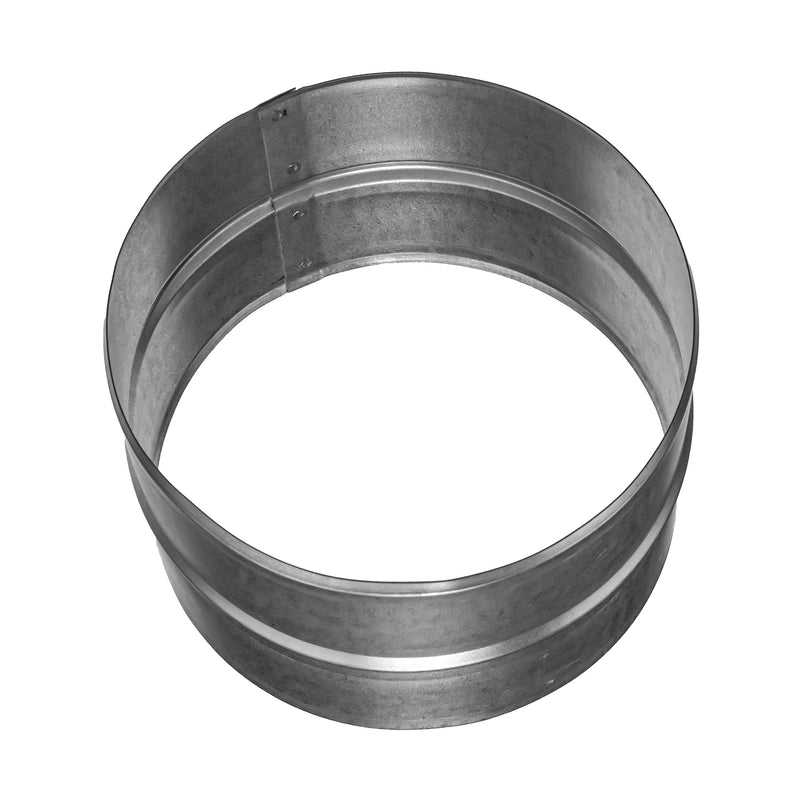  [AUSTRALIA] - Vent Systems 5'' Inch Galvanized Steel Duct Connector - Round Ventilation Duct Extension - Metal Vent Coupler - Metal Hose Coupling - Galvanised Pipe Connector