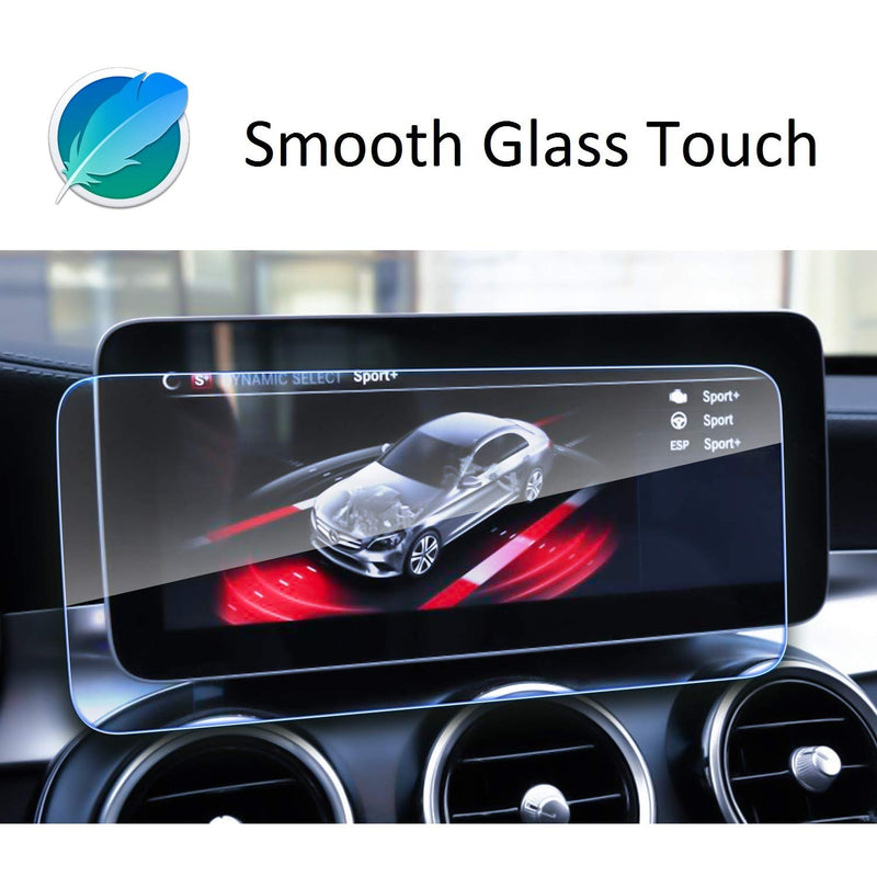 Screen Protector Compatible with 2019 2020 Mercedes Benz C/GLC 10.25inch Touch Screen,Flyingchan,Anti Glare Scratch,Shock-resistant, Navigation Protection Accessories Premium Tempered Glass (W205,V253 - LeoForward Australia