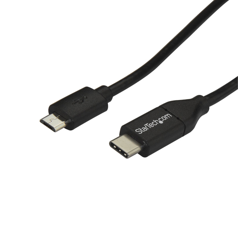  [AUSTRALIA] - StarTech.com USB C to Micro USB Cable 2m 6ft - USB-C to Micro USB Charge Cable - USB 2.0 Type C to Micro B - Thunderbolt 3 Compatible (USB2CUB2M) 6 ft/ 2 m
