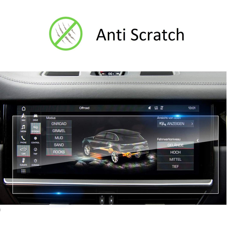 ZFM Screen Protector Compatible with 2019 2020 Porsche Cayenne 12.3 Inch Touch Screen,Anti Glare Scratch,Shock-Resistant, Navigation Protection Accessories Premium Tempered Glass - LeoForward Australia