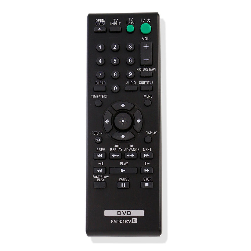 New RMT-D197A RMTD197A Replaced Remote Control fit for Sony DVD Player DVP-SR510H DVP-SR320 DVP-SR405P DVP-SR750HP DVPSR100 DVPSR120 DVPSR210PB DVPSR310P DVPSR320 DVPSR750HP - LeoForward Australia