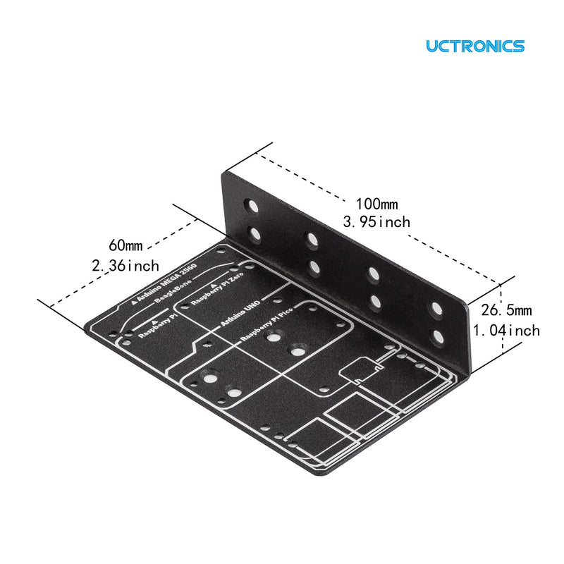  [AUSTRALIA] - UCTRONICS Raspberry Pi DIN Rail Mount, Compatible with Arduino, RPi 4B/3B+/3B/2B/B+, Pi Zero, Raspberry Pi Pico