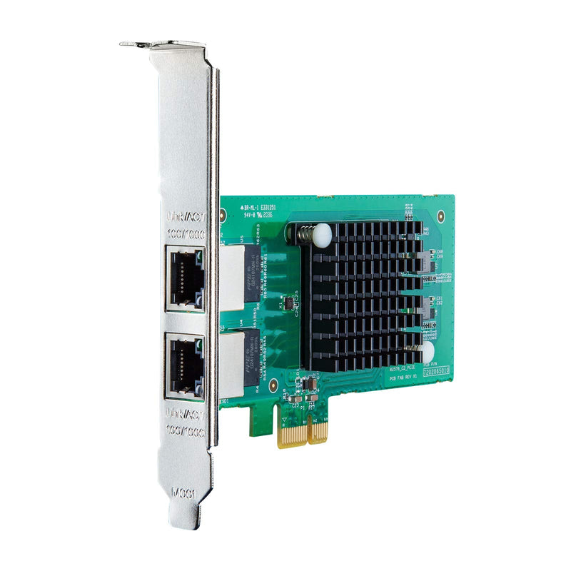  [AUSTRALIA] - 1.25G Gigabit Ethernet Converged Network Card, with Intel 82576 Chip, Dual RJ45 Ports, PCI Express 2.1 X1, Compare to Intel E1G42ET Compare to 82576(2×RJ45)