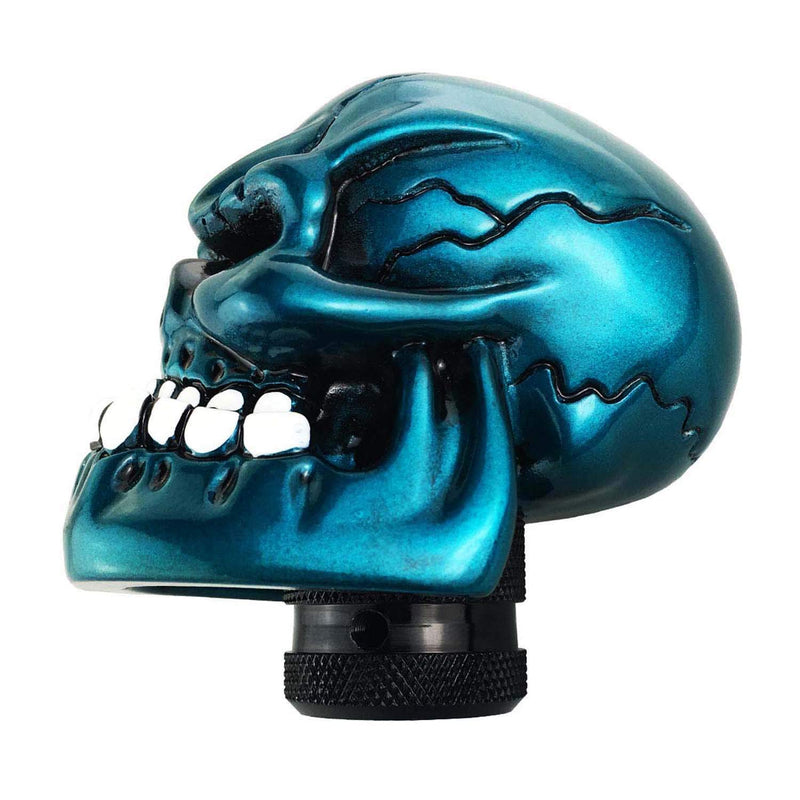  [AUSTRALIA] - Abfer Universal Shift Knobs Skull Gear Stick Shifter Knob with Big Tooth Shifting Lever Fit Most Automatic Manual Transmission Cars Truck Vehicle (DarkBlue) DarkBlue