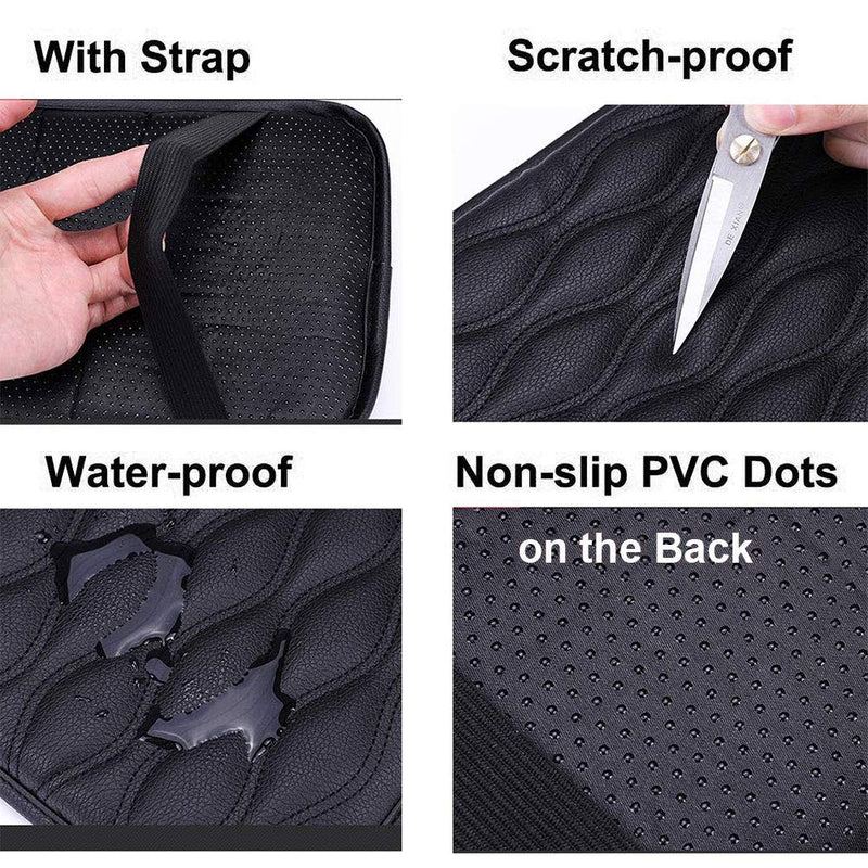  [AUSTRALIA] - WeTest Premium Car Center Console Cover Armrest Pads for Most Vehicle,Car Waterproof Center Console Protector Cover (Black) Black