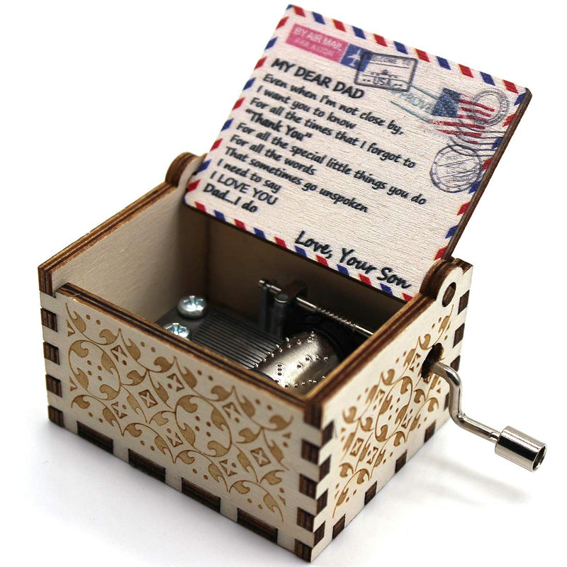  [AUSTRALIA] - Lastsummer You are My Sunshine Music Box – Gift from Son to Dad – 1 Set(X2)
