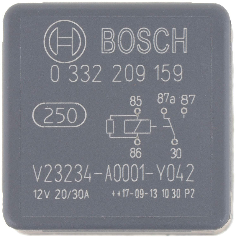 Bosch Automotive 5 Pins, 12 V, 20/30 A, 0332209159 Changeover Mini Relays - LeoForward Australia