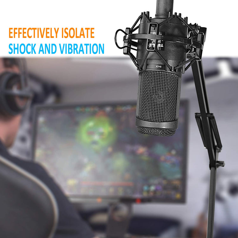  [AUSTRALIA] - SUNMON AT2020 Shock Mount, Shock Mount Stand Reduces Vibration Noise for Audio Technica AT2020 AT2035 AT4040 AT2020USB ATR2500x Condenser Micphone
