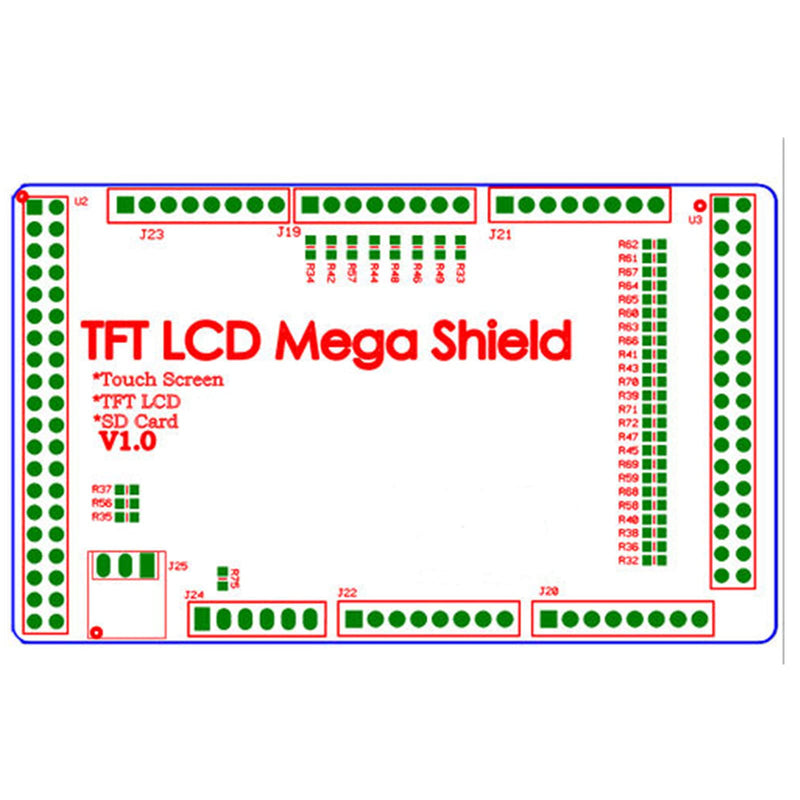  [AUSTRALIA] - 3.2 Inch TFT LCD Shield Expansion Board for Mega 2560