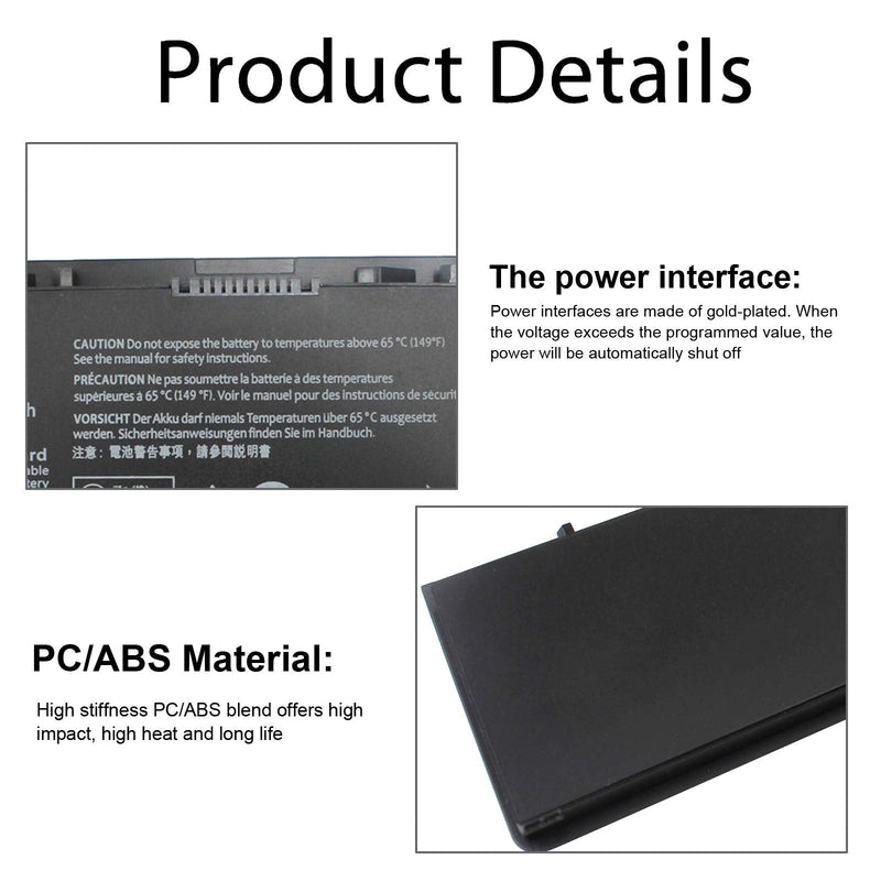  [AUSTRALIA] - E7440 Laptop Battery for Dell Latitude 14 7000 E7440 E7450 E7420 Series PFXCR 34GKR F38HT G95J5 3RNFD G0G2M T19VW 909H5 0909H5 451-BBFT 451-BBFV 451-BBFY E225846 Notebook Battery