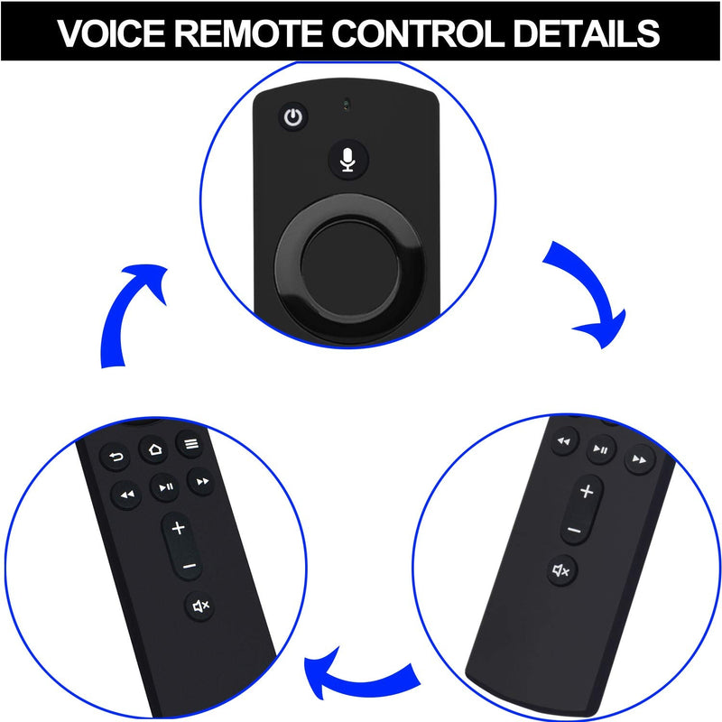  [AUSTRALIA] - Replacement Voice Remote Control (2nd GEN) L5B83H with Power and Volume Control fit for Amazon 2nd Gen Fire TV Cube and Fire TV Stick,1st Gen Fire TV Cube, Fire TV Stick 4K, and 3rd Gen Amazon Fire TV