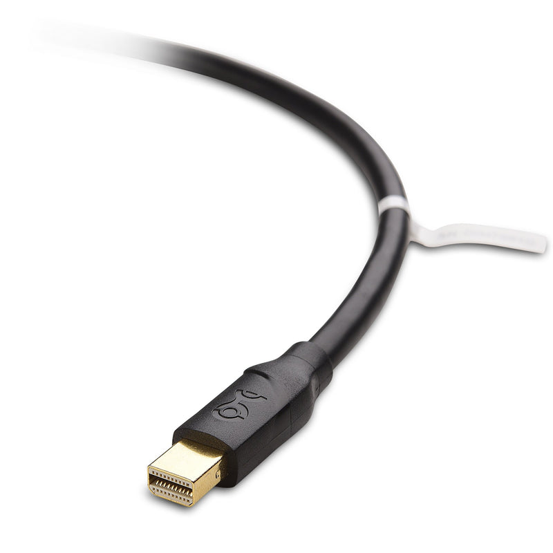  [AUSTRALIA] - Cable Matters Mini DisplayPort to DisplayPort Adapter (Mini DP to DP) in Black - 4K Resolution Ready - Thunderbolt and Thunderbolt 2 Port Compatible