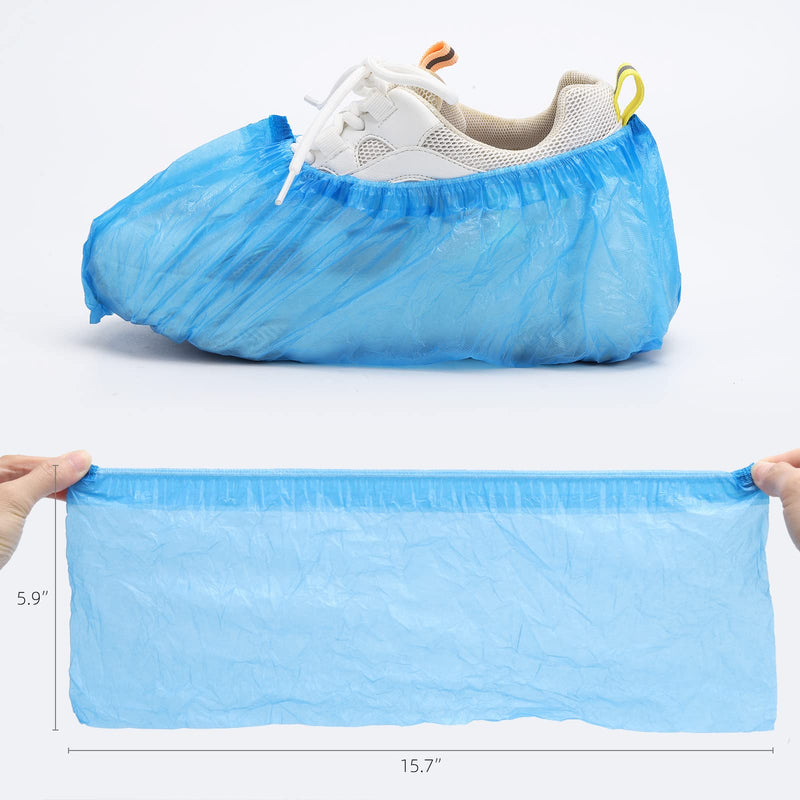  [AUSTRALIA] - Shoes Covers Disposable Waterproof Blue Booties for Shoes Covers Durable Shoe Covers for Indoors 80Pack(40 Pair) 40 Pair