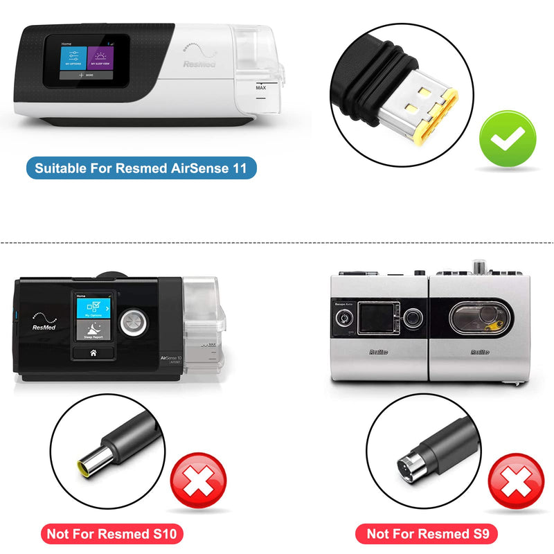  [AUSTRALIA] - 65W 24V power supply charger for ResMed AirSense 11 ResMed AirMini Air11 65W 39205 E1399 ResMed 390010 R390-7230 Resmed CPAP ResMed Travel Adapter DC 11-25V