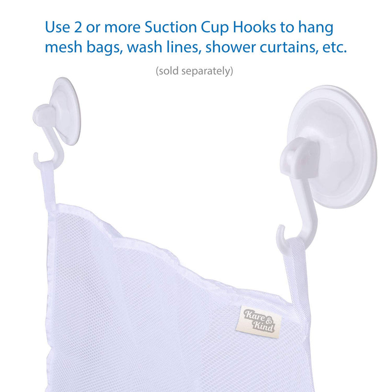 Suction Cup Hooks, Pack of 12 - Locking System - Extra Strong Vacuum Suction Power - Ideal Kitchen or Bathroom Hangers - for Towels, Bathrobes, Coats, Pans, Tools, etc. - No Drilling, Screws or Glue. 12 Count (Pack of 1) White - LeoForward Australia