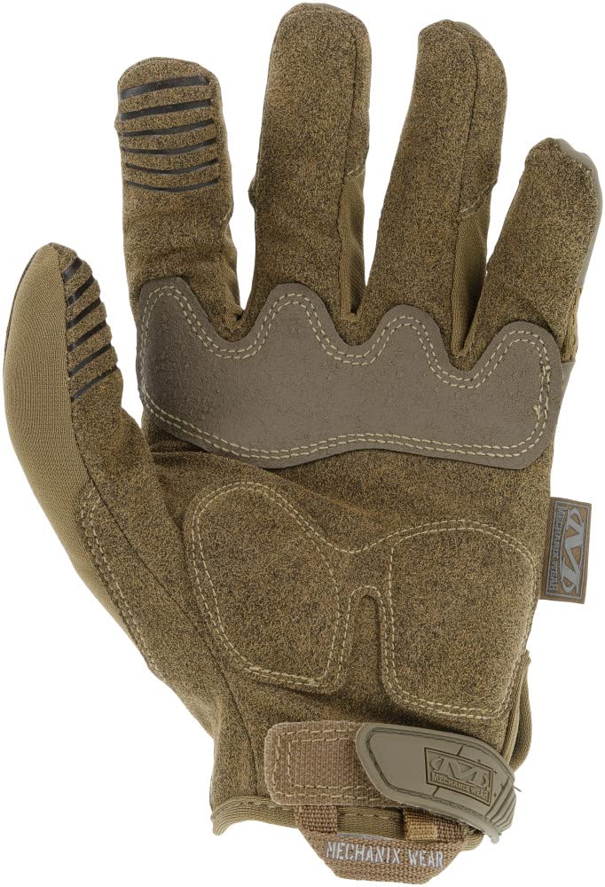  [AUSTRALIA] - Mechanix Wear: M-Pact Coyote Tactical Work Gloves - Touch Capable, Impact Protection, Absorbs Vibration (Large, Coyote Brown) Large