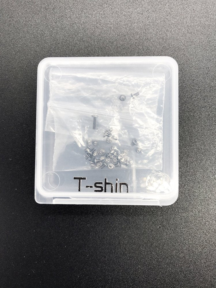  [AUSTRALIA] - T-shin Full Set Screws Replacement Repair Parts with Bottom Pentalob Screws for ipad with Compact Protective PP Storage Box (ipad air/air 2) ipad air / air 2