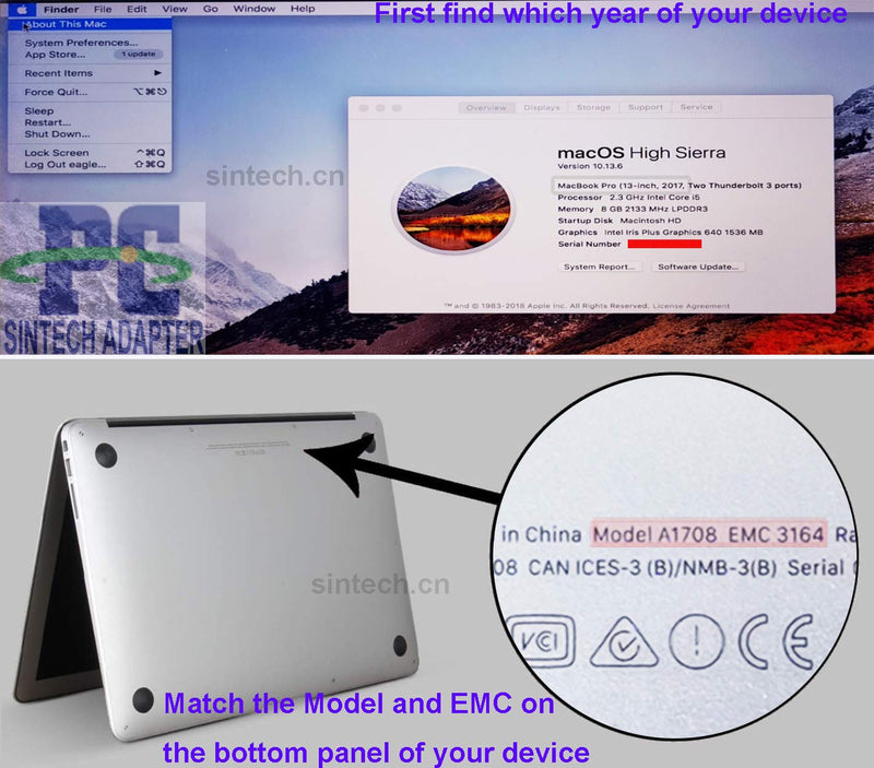 Sintech M.2 SATA SSD 24Pin Card,Compatible for SSD of 2012 Year MacBook Air (Only Fit 2280 M.2) Only for 2280 M.2 - LeoForward Australia